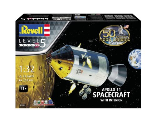 Go to product REVELL 03703 - 1:32 Apollo 11 Spacecraft with Interior