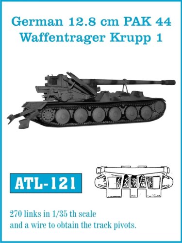 Go to product Friulmodel ATL-121 - 1:35 German 12.8cm PAK 44 / Waffentrager Krupp 1 metal tracks