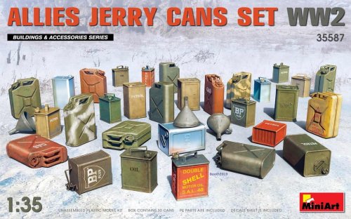 Go to product MINIART 35587 - 1:35 Allies Jerry Cans Set WWII