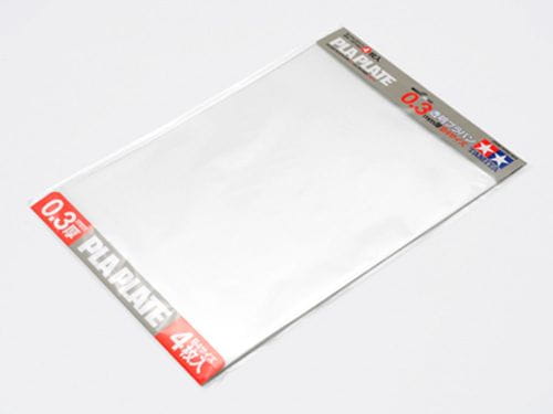 Go to product TAMIYA 70191 - Clear Pla Plate 0,3 mm 364x257mm - 4x