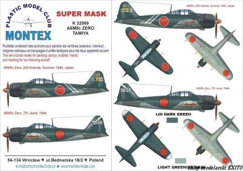 Go to product MONTEX K32069 - 1:32 A6M5c Zero