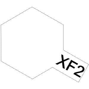 TAMIYA 80302 XF-2 - Color enamel paint Flat White 10 ml