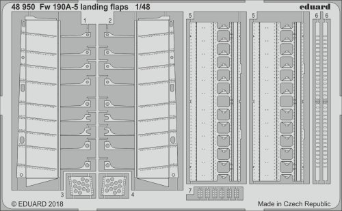 Go to product EDUARD 48950 - 1:48 Fw 190A-5 landing flaps