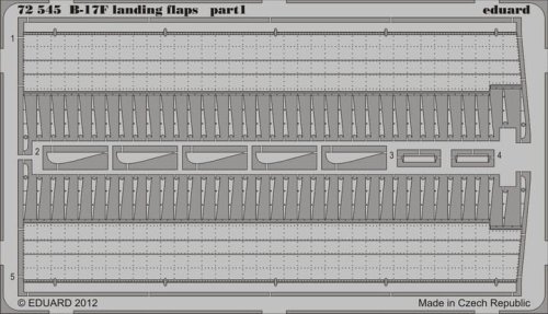 Go to product EDUARD 72545 - 1:72 B-17F landing flaps