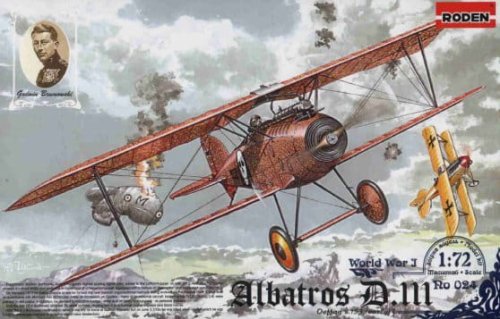 Go to product RODEN 024 - 1:72 Albatros D.III oeffag s.153 early