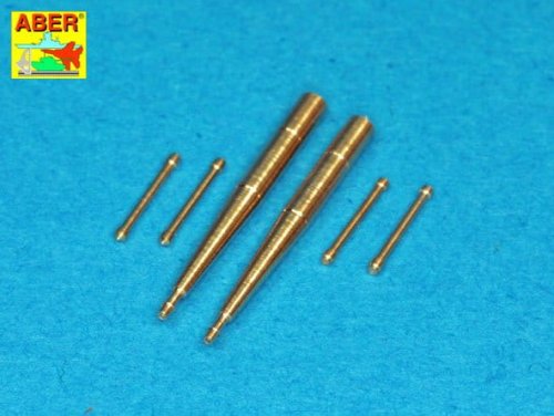 Go to product ABER A72008  - 1:72 B wing (1 variant) armament for Spitfire Mk.I to V - Hispano 20mm x 2 (1 variant), Browning .30 tips x 4