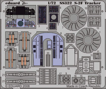 Go to product EDUARD SS322 - 1:72 S-2F
