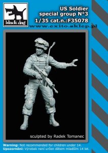 BLACK DOG F35078 - 1:35 US Soldier special group Nr.3