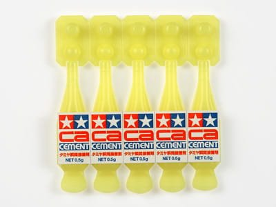 Go to product TAMIYA 87101 - CA Cement Single Use type 5 x 0.5g