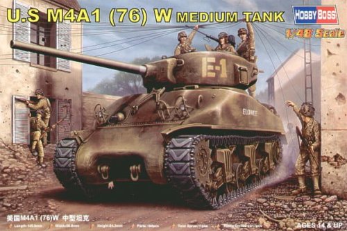 Go to product HOBBY BOSS 84801 - 1:48 US M4A1 76 Tank