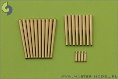 Go to product MASTER SM-200-002 - 1:200 USS Arizona BB-39 1941 secondary artillery and A/A guns barrels