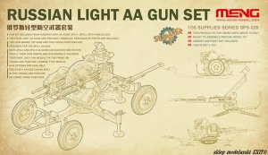 MENG MODEL SPS026 - 1:35 Russian Light AA Gun Set - ZPU-1 / ZPU-2 / ZPU-4 / ZU-23-2