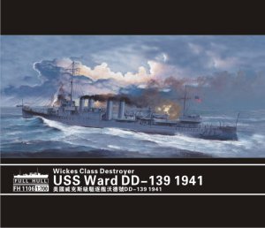 FLYHAWK 1106 - 1:72 USS Ward DD-139 1941 Wickes Class Destroyer