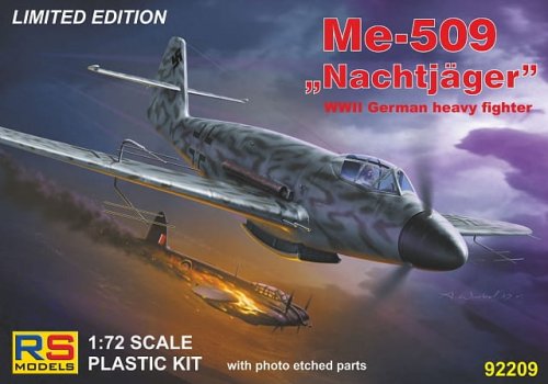 Go to product RS MODELS 92209 - 1:72 Me-509 Nachtjager