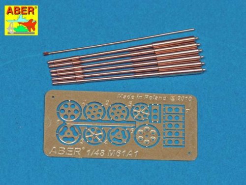 Go to product ABER A48050  - 1:48 Set of barrels for 20 mm gun M61A1 used in modern US Force aircrafts