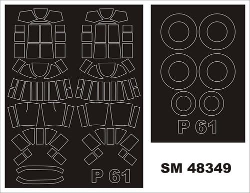 Go to product MONTEX SM48349 - 1:48 P-61A Black Widow