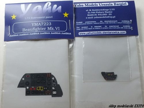 Go to product YAHU YMA7223 - 1:72 Beaufighter Mk.VI - Instrument Panel
