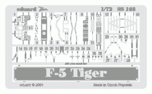 EDUARD SS168 - 1:72 F-5E Tiger