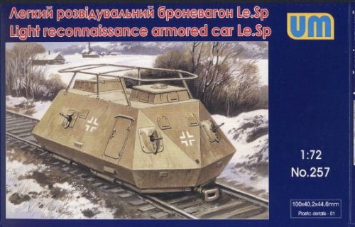 Go to product UNIMODELS 257 - 1:72 Light reconnaissance armored car Le.Sp