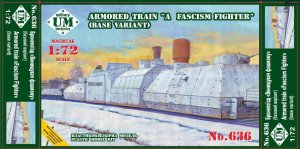 UNIMODELS 636 - 1:72 Armored Train "Fascism Fighter" ( base variant )