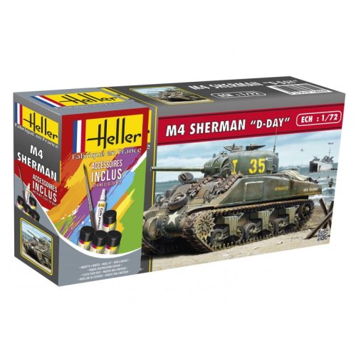 Go to product HELLER 56892 - 1:72 M4 Sherman D-Day
