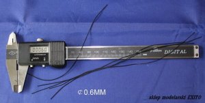 RIICH MODELS 30005 - Soft Pipes for Modelling Purpose 0.6 x 200mm x5 per set