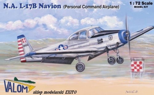 Go to product VALOM 72107 - 1:72 North American L-17B Navion - Personal Command Airplane