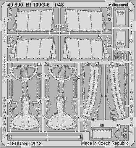 Go to product EDUARD 49890 - 1:48 Bf 109G-6