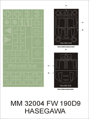 Go to product MONTEX MM32004 - 1:32 Focke Wulf Fw-190 D-9