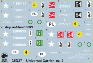 TORO MODEL 35D27 - 1:35 Universal Carrier Mk.II in Polish service vol.1