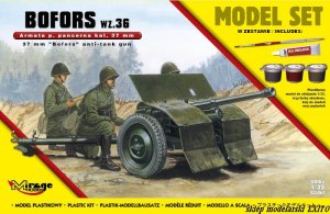 MIRAGE 835061 - 1:35 Bofors wz. 36  - Model Set
