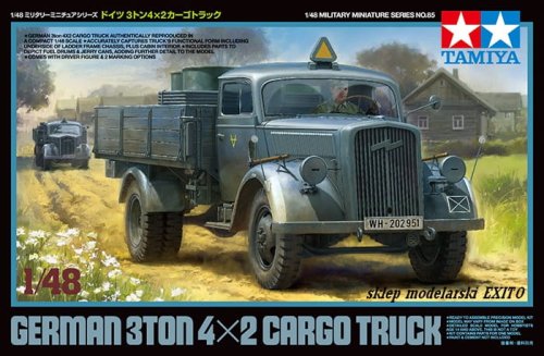 Go to product TAMIYA 32585 - 1:48 German 3t 4x2 Cargo Truck