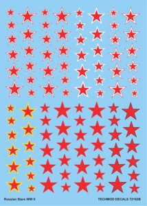 TECHMOD 72102 - 1:72 National Insignia Russian Stars