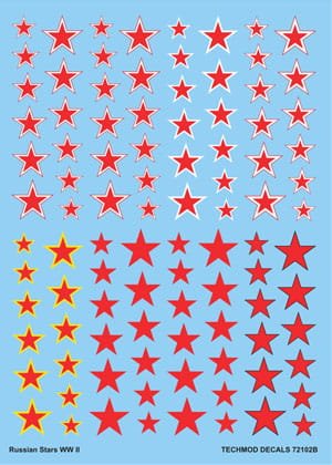 Go to product TECHMOD 72102 - 1:72 National Insignia Russian Stars