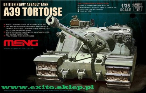 Go to product MENG MODEL TS002 - 1:35 British A39 Tortoise Heavy Assault Tank