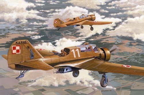Go to product MIRAGE 481303 - 1:48 PZL-23 A Karaś (wersja wczesna)