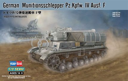 Go to product HOBBY BOSS 82908 - 1:72 German Munitionsschlepper Pz.Kpfw. IV Ausf. F