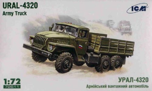 Go to product ICM 72611 - 1:72 Ural 4320, Army Truck