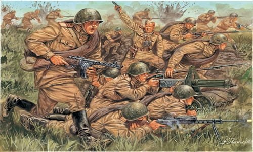 Go to product ITALERI 6057 - 1:72 Russian Infantry WWII