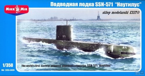 Go to product MIKROMIR 350009 - 1:350 Nautilus US nuclear submarine SSN-571