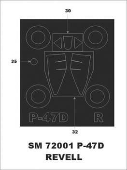 Go to product MONTEX SM72001 - 1:72 P-47 D Bubbletop