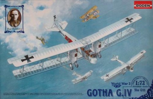 Go to product RODEN 011 - 1:72 Gotha G.IV