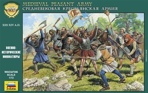 Go to product ZVEZDA 8059 - 1:72 Medieval Peasant Army XIII-XV Century