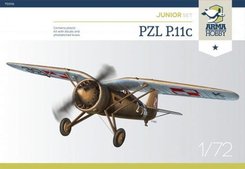 Go to product ARMA HOBBY 70016 - 1:72 PZL P.11c - Junior Set