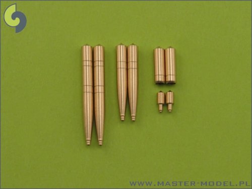 Go to product MASTER AM-72-006 - 1:72 British Hispano 20mm barrels and km Browning 12,7mm for Spitfire wing type E late type