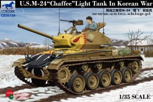 BRONCO CB 35139 - 1:35 U.S. M-24 Chaffee Light Tank in Korean War