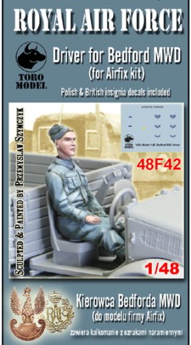 Go to product TORO MODEL 48F42 - 1:48 Royal Air Force / Polish Air Force Bedford MWD driver
