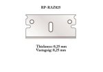 RP TOOLZ RPRAZ025 - Set of 0.25mm blades for RPCUTR (profile cutting table), 5 blades per set.