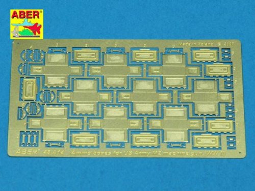 Go to product ABER 48A14 - 1:48 Ammo boxes for US Army M2 machine gun (WW II)