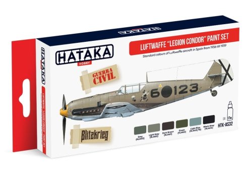 Go to product HATAKA AS32 - Luftwaffe Legion Condor paint set